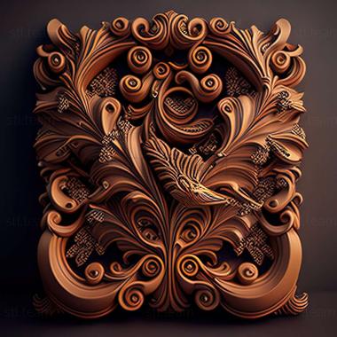 3D model ornate (STL)